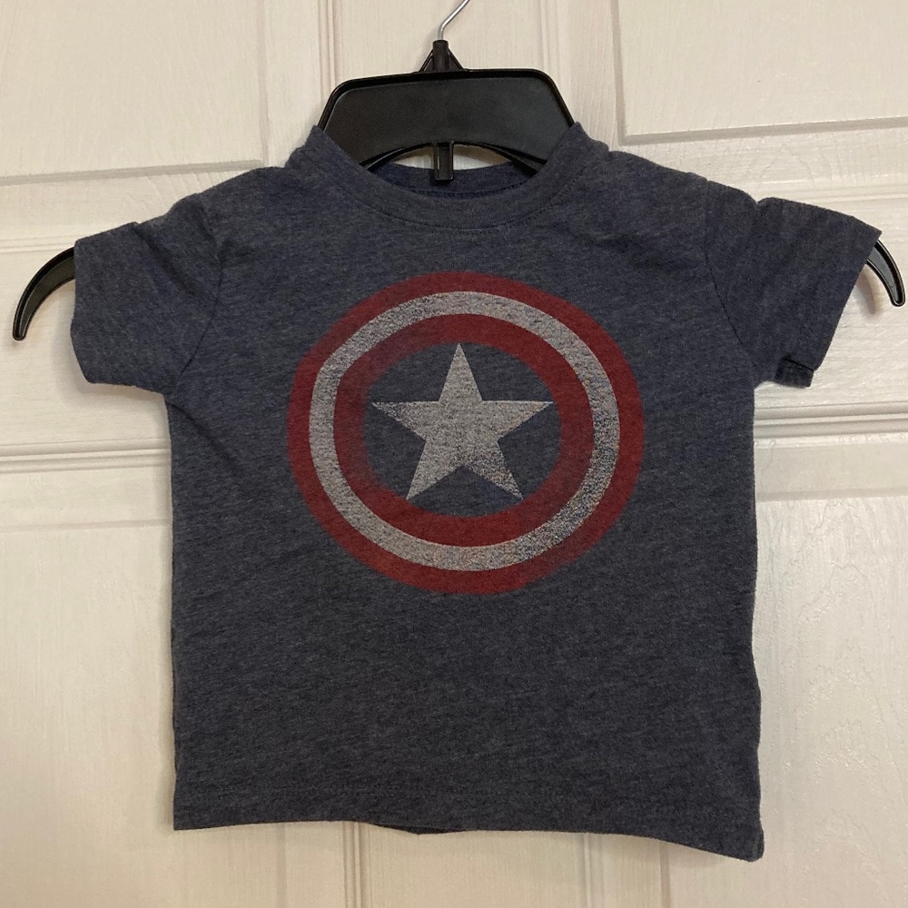 Marvel Captain America kids short sleeve tee #0026